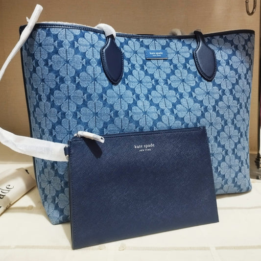 Kate Spade Flower Jaquard Denim db