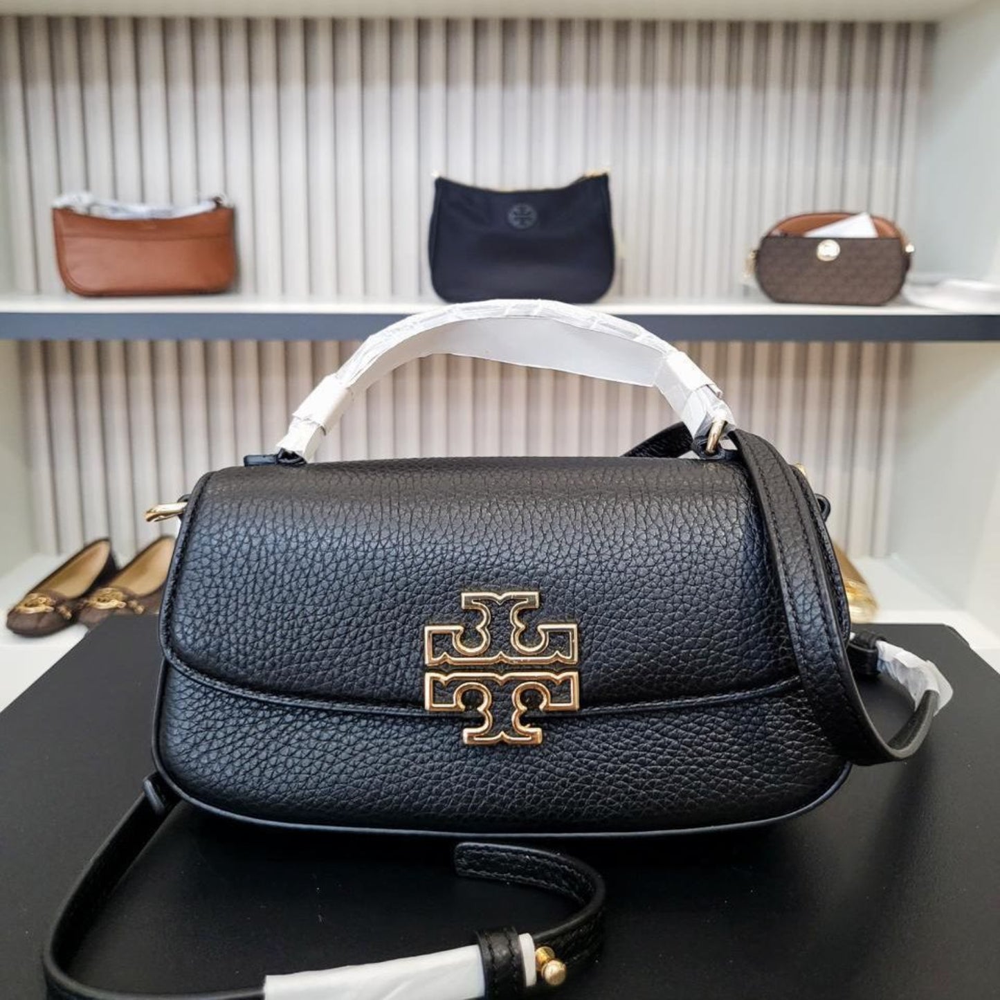 Tory Burch Britten Mini Top Handle black